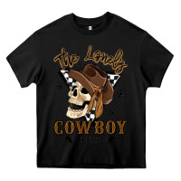 Black the lonely cowboy club Heavy Core Tee - MaliasSmallBusiness