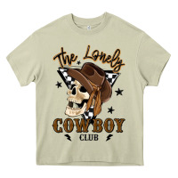 Mossy the lonely cowboy club Heavy Core Tee - MaliasSmallBusiness