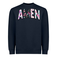 Navy amen Heavyweight Sweatshirt - JahusDesignShop