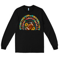 Black football rainbow Long Sleeve Tee - Artiststas