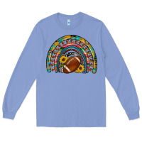 Colony Blue football rainbow Long Sleeve Tee - Artiststas