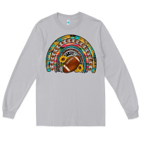Moon Dust football rainbow Long Sleeve Tee - Artiststas