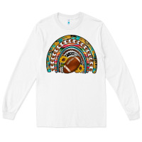 White football rainbow Long Sleeve Tee - Artiststas