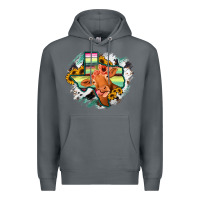 Rock Western Texas Flag Cow Portrarit Premium Hoodie - Bettercallsaul