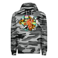 Slate Camo Western Texas Flag Cow Portrarit Premium Hoodie - Bettercallsaul