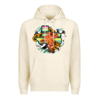 Tofu Western Texas Flag Cow Portrarit Premium Hoodie - Bettercallsaul