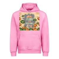 Fuchsia Pink all the plaid and pumpkin things Urban Hoodie - TumblerDesignByShophia