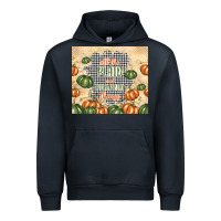 Navy all the plaid and pumpkin things Urban Hoodie - TumblerDesignByShophia
