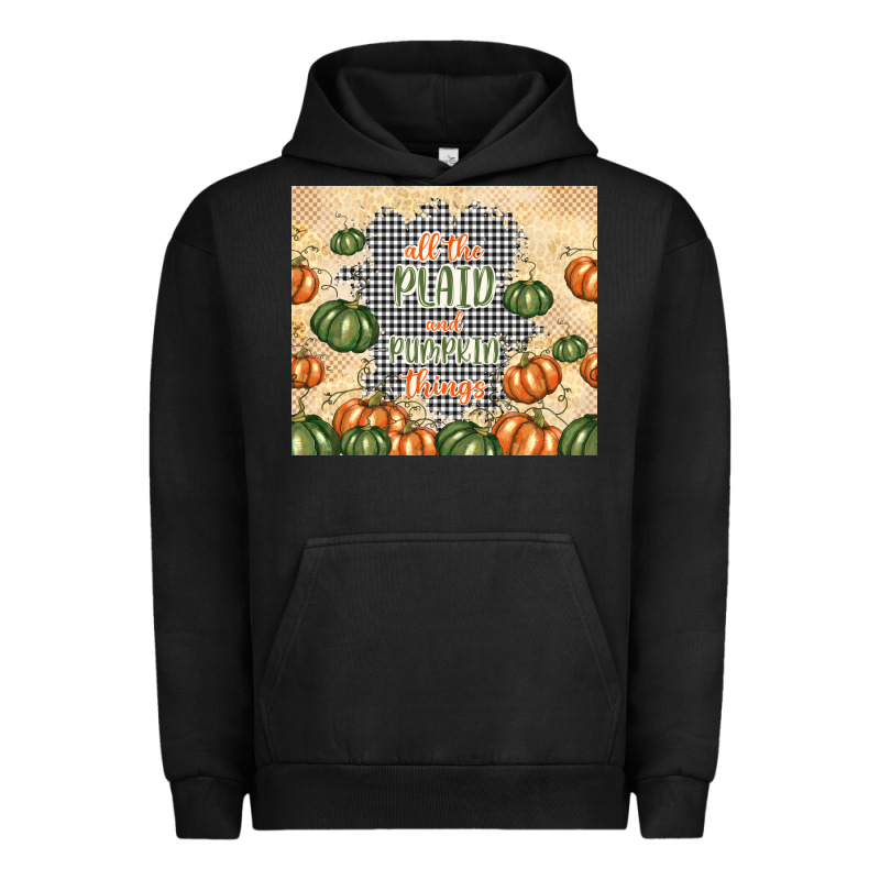 All The Plaid And Pumpkin Things Urban Hoodie by TumblerDesignByShophia | Teevron
