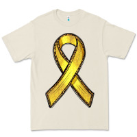 Bone Gold Cancer ribbon Premium Tee - RanaPortraitStore