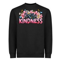 Black Choose kindness Heavyweight Sweatshirt - JahusDesignShop