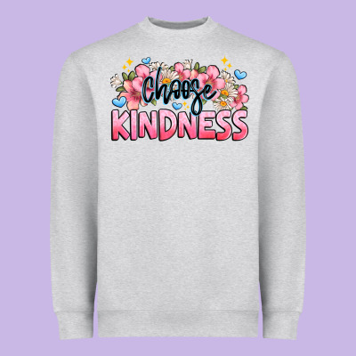 Choose Kindness Heavyweight Sweatshirt Designed By Jahusdesignshop