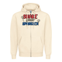 Sandshell 4th of july america shake your sparkler Zipper Hoodie - MaliasSmallBusiness