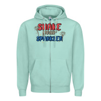 Seafoam 4th of july america shake your sparkler Zipper Hoodie - MaliasSmallBusiness