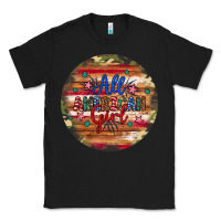 Black all american girl Classic Tee - Artiststas