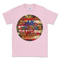 Bubblegum Pink all american girl Classic Tee - Artiststas