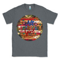 Charcoal Heather all american girl Classic Tee - Artiststas