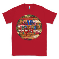 Red all american girl Classic Tee - Artiststas