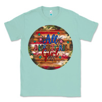 Seafoam all american girl Classic Tee - Artiststas