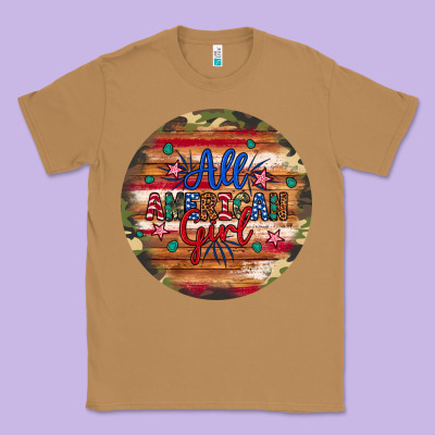 All American Girl Classic Tee Designed By Artiststas