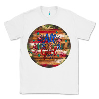 White all american girl Classic Tee - Artiststas
