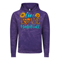 Cloud Purple live love basketball Vintage Hoodie - HRA Design Shop