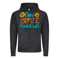 Vintage Black live love basketball Vintage Hoodie - HRA Design Shop