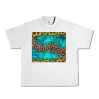 Lunar Rock leopard turquoise sunflower Urban Heavy Tee - JahusDesignShop