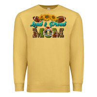 Antique Gold Western Loud And Proud Mom Premium Sweatshirt - BundleAndBundleShop