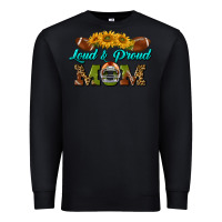Black Western Loud And Proud Mom Premium Sweatshirt - BundleAndBundleShop