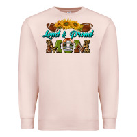 Pale Pink Western Loud And Proud Mom Premium Sweatshirt - BundleAndBundleShop