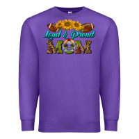 Purple Western Loud And Proud Mom Premium Sweatshirt - BundleAndBundleShop