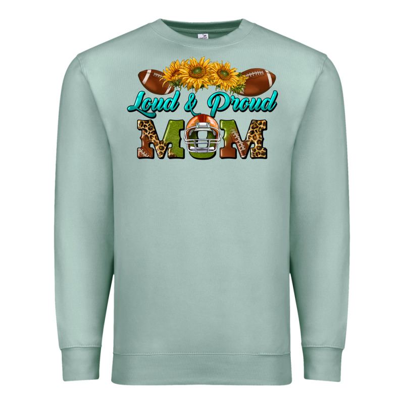 Western Loud And Proud Mom Premium Sweatshirt by BundleAndBundleShop | Teevron