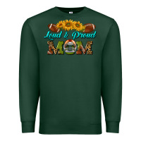 Sports Green Western Loud And Proud Mom Premium Sweatshirt - BundleAndBundleShop