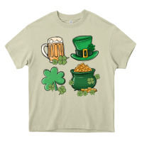 Mossy pot of gold Heavy Core Tee - MaliasSmallBusiness