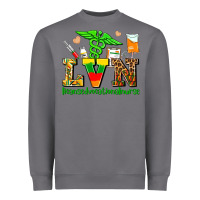 Storm lvn juneteenth licensed vocational nurse with croc Heavyweight Sweatshirt - AdoDesignShop