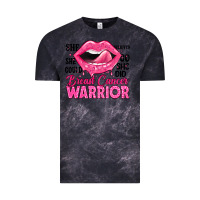 Cloud Black breast cancer warrior lips Vintage Tee - JahusDesignShop