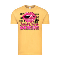 Vintage Mustard breast cancer warrior lips Vintage Tee - JahusDesignShop