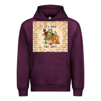 Mauve Wine it's time for fall shit Urban Hoodie - TumblerDesignByShophia