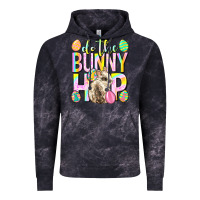 Cloud Black Do the bunny hop Easter Day Vintage Hoodie - Neo Western