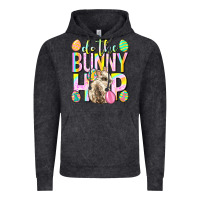 Vintage Black Do the bunny hop Easter Day Vintage Hoodie - Neo Western