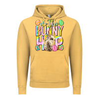 Vintage Mustard Do the bunny hop Easter Day Vintage Hoodie - Neo Western
