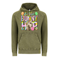 Vintage Olive Do the bunny hop Easter Day Vintage Hoodie - Neo Western