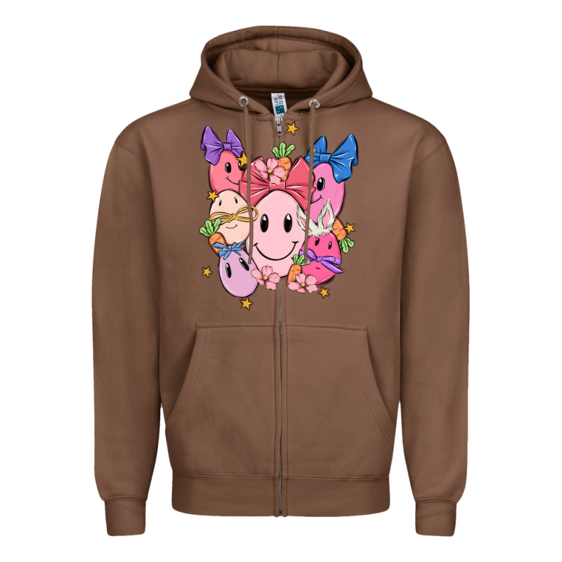 Soft Pink Easter Zipper Hoodie by MaliasSmallBusiness | Teevron