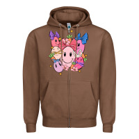 Chestnut soft pink easter Zipper Hoodie - MaliasSmallBusiness