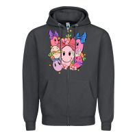 Smoke soft pink easter Zipper Hoodie - MaliasSmallBusiness