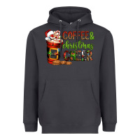 Smoke Coffee and Christmas cheer Heavyweight Hoodie - NancyCooperArtShop