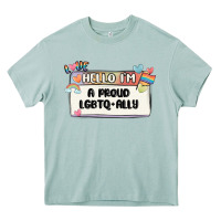 Arona proud ally Heavy Core Tee - MaliasSmallBusiness