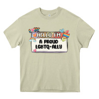 Mossy proud ally Heavy Core Tee - MaliasSmallBusiness