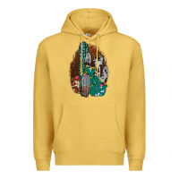 Antique Gold Western Cowhide Cactus Premium Hoodie - Bettercallsaul